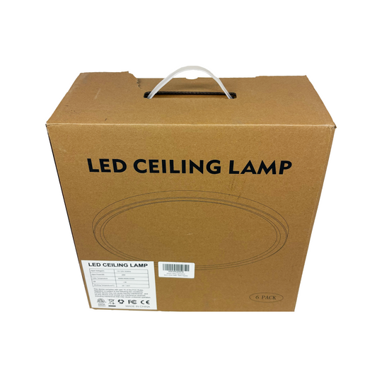 12" 6 Pack LED Ceiling Lamp (New)